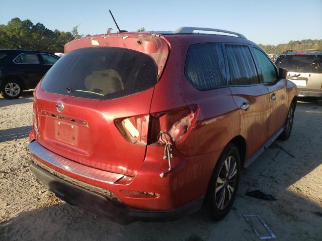 Photo 4 from auction – 2017 NISSAN PATHFINDER with VIN 5N1DR2MN5HC607154