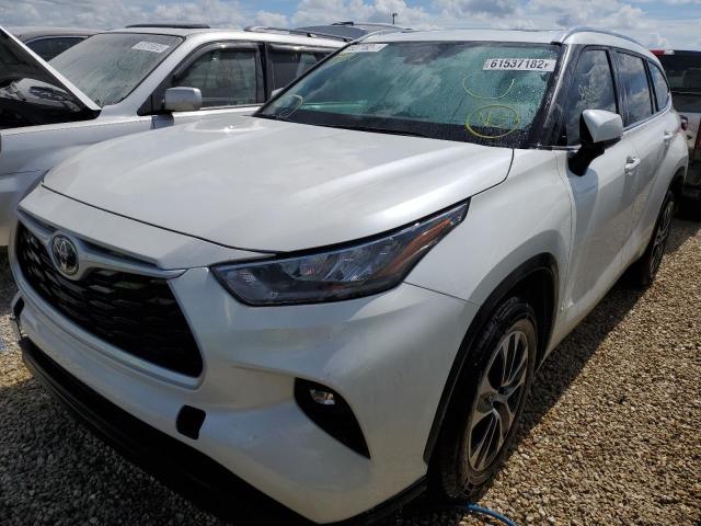 Photo 2 from auction – 2020 TOYOTA HIGHLANDER with VIN 5TDGZRAH8LS014243