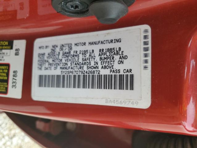 Photo 10 from auction – 2009 PONTIAC VIBE with VIN 5Y2SP67079Z426872