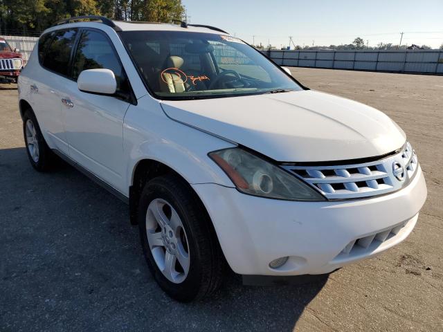 NISSAN MURANO SL 2003 with VIN JN8AZ08W13W217422 - Photo from auction