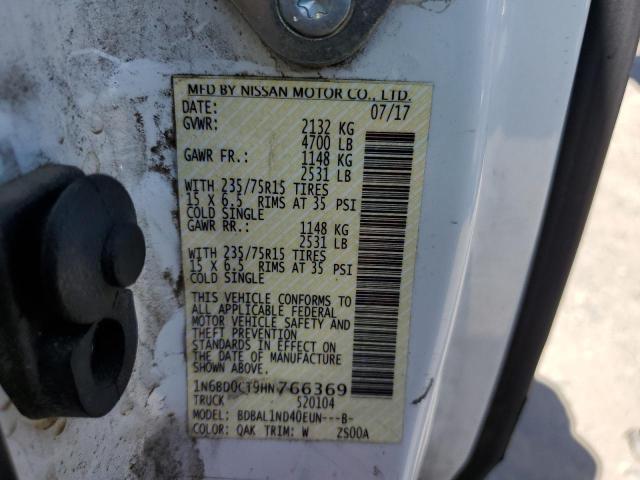 Photo 10 from auction – 2017 NISSAN FRONTIER S with VIN 1N6BD0CT9HN766369