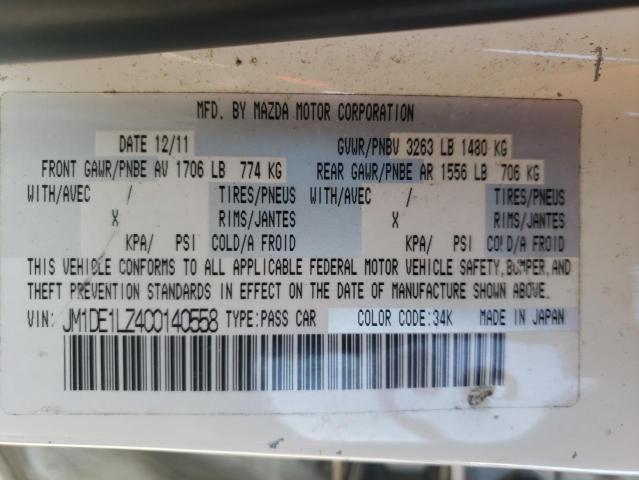 Photo 10 from auction – 2012 MAZDA MAZDA2 with VIN JM1DE1LZ4C0140558