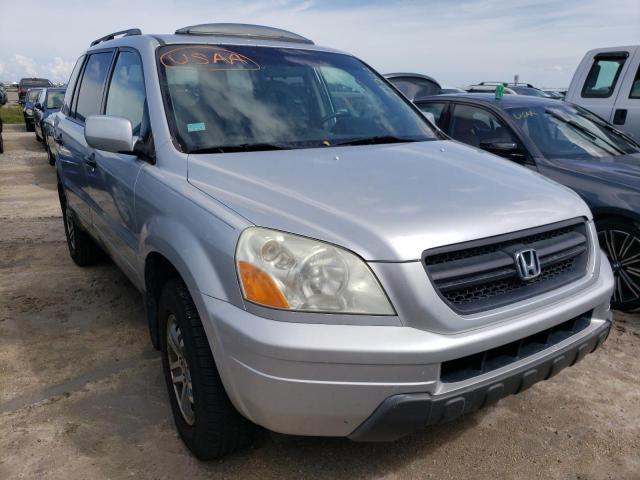 HONDA PILOT EXL 2005 with VIN 5FNYF18655B011312 - Photo from auction