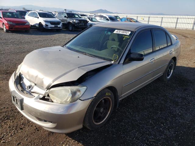 Photo 2 from auction – 2004 HONDA CIVIC LX with VIN 2HGES15634H574842