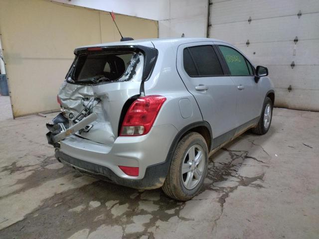 Photo 4 from auction – 2020 CHEVROLET TRAX LS with VIN 3GNCJKSB9LL121192