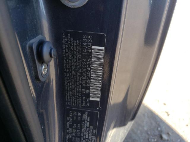 Photo 10 from auction – 2010 HYUNDAI ACCENT BLU with VIN KMHCM3AC3AU149438