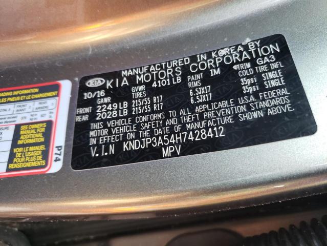 Photo 10 from auction – 2017 KIA SOUL + with VIN KNDJP3A54H7428412