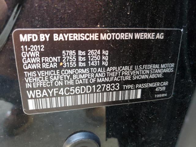 Photo 10 from auction – 2013 BMW 740 LXI with VIN WBAYF4C56DD127833