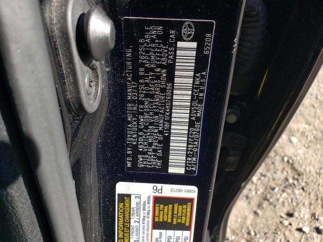 Photo 10 from auction – 2017 TOYOTA CAMRY LE with VIN 4T1BF1FK4HU760096