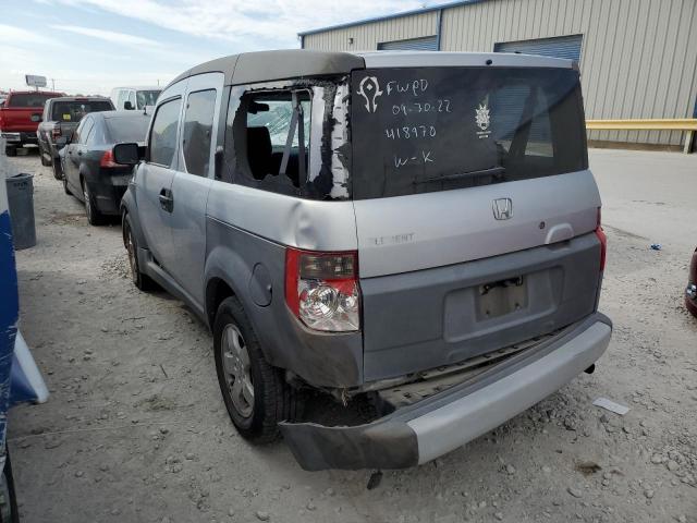 Photo 3 from auction – 2003 HONDA ELEMENT EX with VIN 5J6YH18523L008289