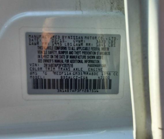 Photo 10 from auction – 2015 NISSAN SENTRA S with VIN 3N1AB7AP3FY287516