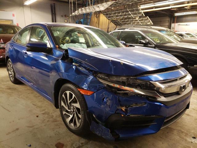HONDA CIVIC EX 2017 with VIN 19XFC2F78HE040038 - Photo from auction