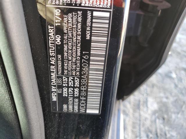 Photo 10 from auction – 2011 MERCEDES-BENZ E 350 4MAT with VIN WDDHF8HB3BA360761