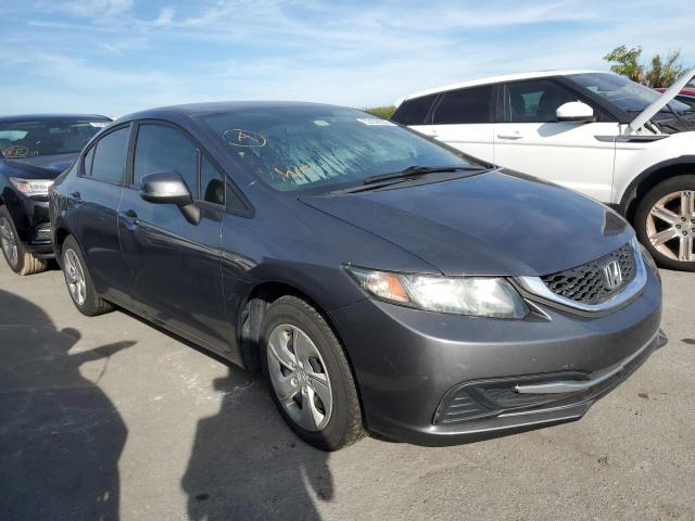 HONDA CIVIC LX 2013 with VIN 19XFB2F51DE059770 - Photo from auction