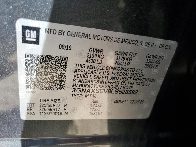 Photo 10 from auction – 2020 CHEVROLET EQUINOX LS with VIN 3GNAXSEV9LS528592