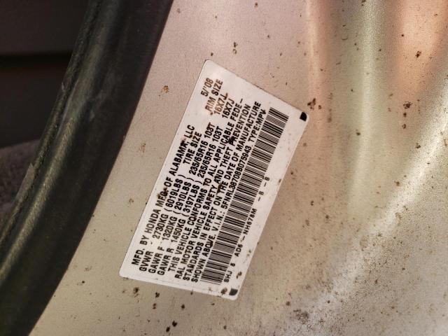 Photo 10 from auction – 2008 HONDA ODYSSEY EX with VIN 5FNRL38708B075943