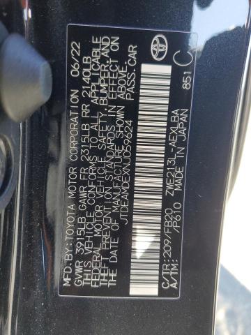 Photo 10 from auction – 2022 TOYOTA COROLLA LE with VIN JTDEAMDEXNJ059624