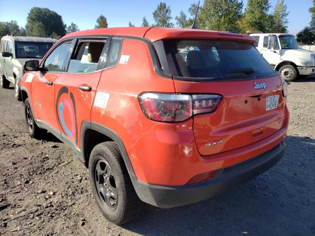 Photo 3 from auction – 2019 JEEP COMPASS SP with VIN 3C4NJDAB4KT834854