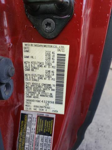 Photo 10 from auction – 2011 NISSAN FRONTIER S with VIN 1N6BD0CT6BC432898