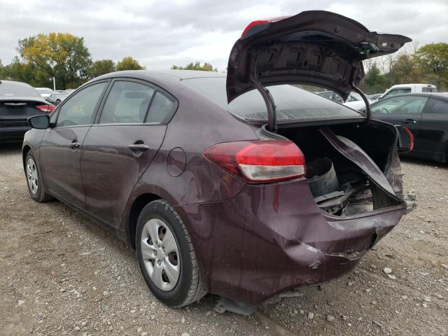 Photo 3 from auction – 2017 KIA FORTE LX with VIN 3KPFK4A78HE141389