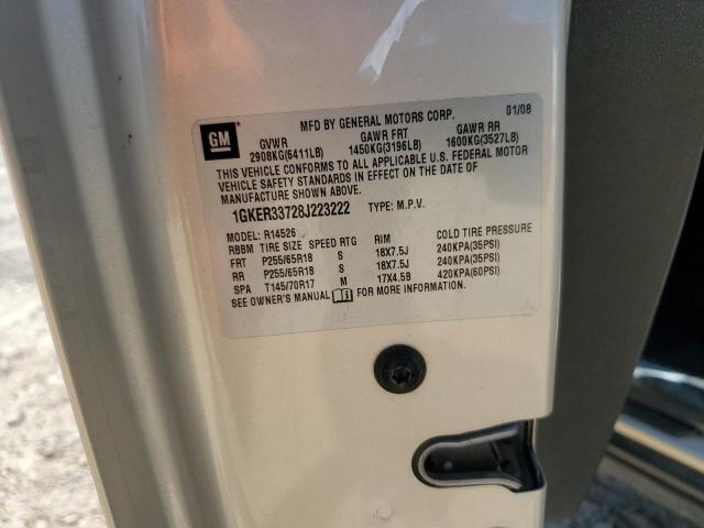 Photo 10 from auction – 2008 GMC ACADIA SLT with VIN 1GKER33728J223222