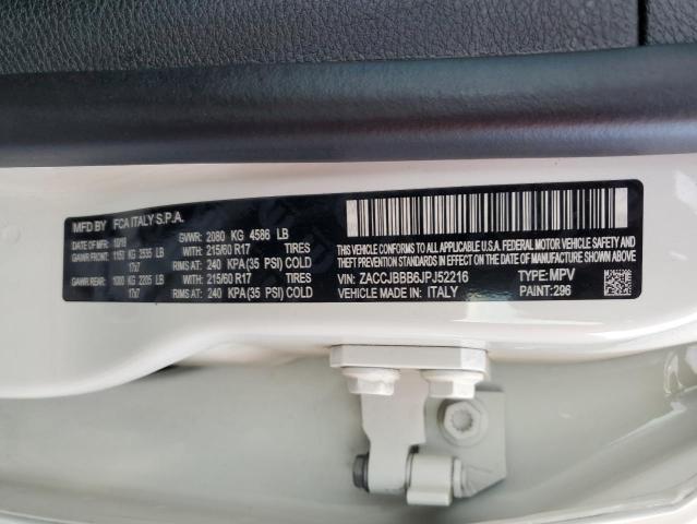 Photo 10 from auction – 2018 JEEP RENEGADE L with VIN ZACCJBBB6JPJ52216