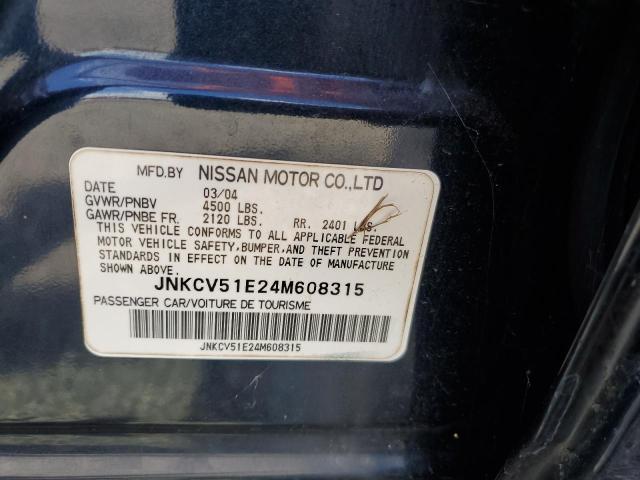 Photo 10 from auction – 2004 INFINITI G35 with VIN JNKCV51E24M608315