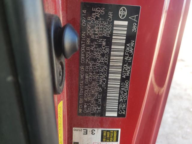 Photo 10 from auction – 2015 TOYOTA SCION TC with VIN JTKJF5C72FJ001381