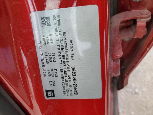 Photo 10 from auction – 2014 BUICK VERANO with VIN 1G4PP5SK0E4137893