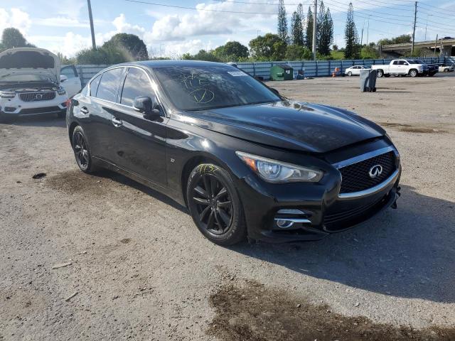 INFINITI Q50 BASE 2015 with VIN JN1BV7AR7FM403185 - Photo from auction