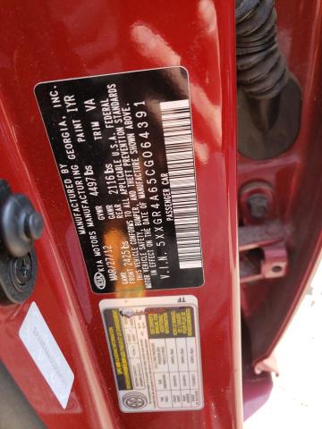 Photo 10 from auction – 2012 KIA OPTIMA SX with VIN 5XXGR4A65CG064391