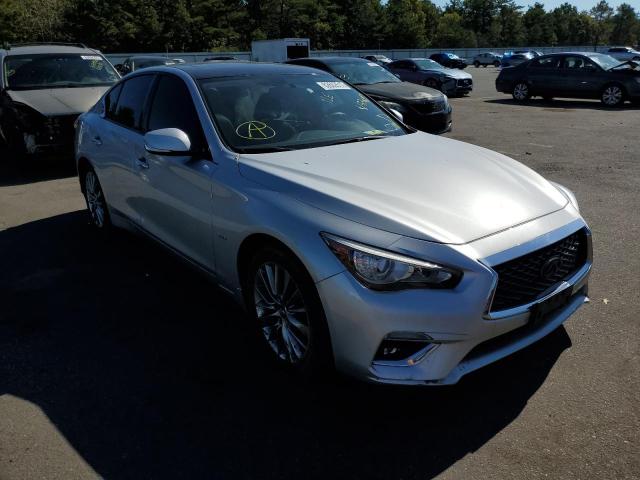 INFINITI Q50 LUXE 2018 with VIN JN1EV7AR8JM433897 - Photo from auction
