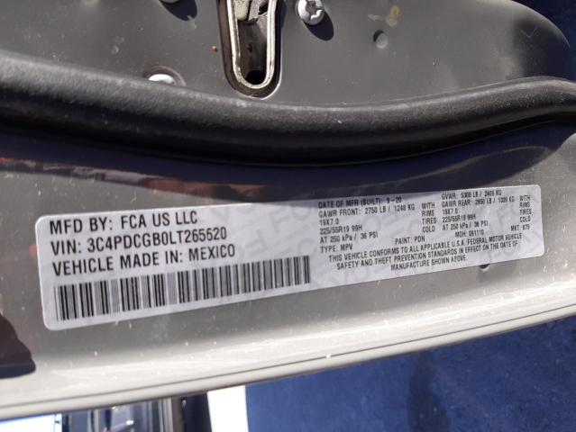 Photo 10 from auction – 2020 DODGE JOURNEY CR with VIN 3C4PDCGB0LT265620