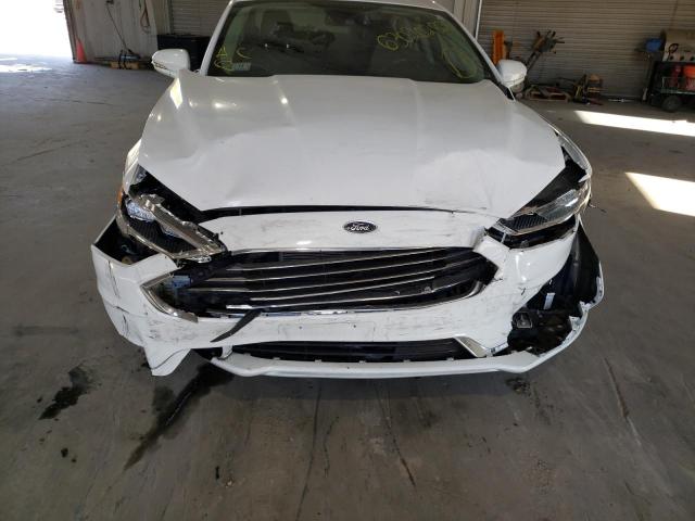 Photo 9 from auction – 2019 FORD FUSION SEL with VIN 3FA6P0MU2KR155659