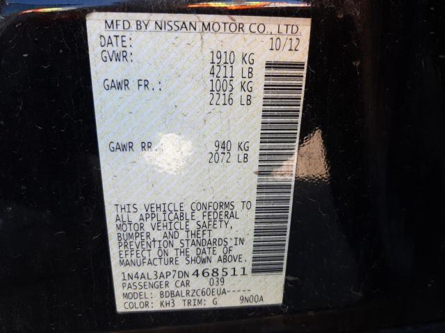 Photo 10 from auction – 2013 NISSAN ALTIMA 2.5 with VIN 1N4AL3AP7DN468511