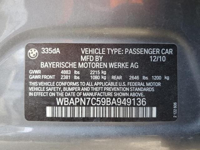 Photo 10 from auction – 2011 BMW 335 D with VIN WBAPN7C59BA949136