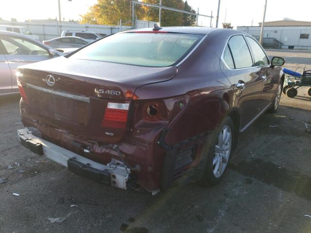 Photo 4 from auction – 2009 LEXUS LS 460 with VIN JTHCL46F995001279
