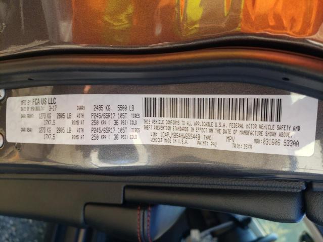 Photo 10 from auction – 2017 JEEP CHEROKEE T with VIN 1C4PJMBS4HW655448