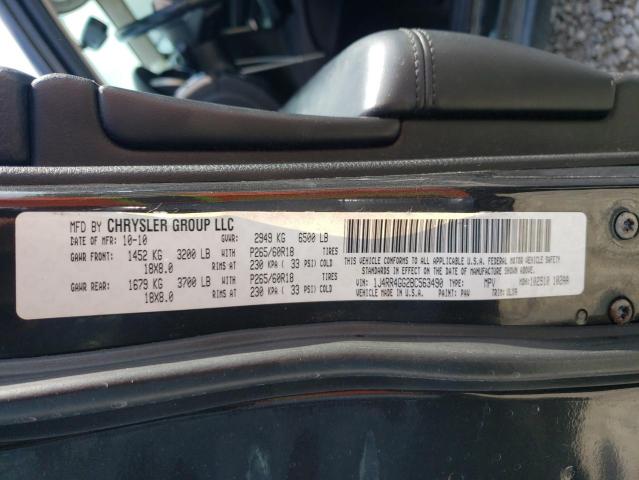 Photo 10 from auction – 2011 JEEP GRAND CHER with VIN 1J4RR4GG2BC563490