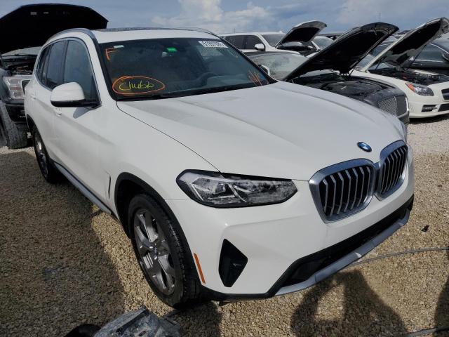 BMW X3 SDRIVE3 2022 with VIN 5UX43DP09N9J82224 - Photo from auction