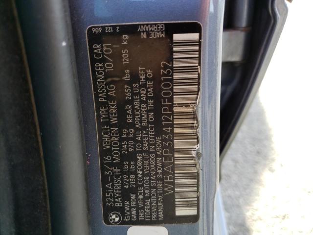 Photo 10 from auction – 2002 BMW 325 XIT with VIN WBAEP33412PF00132