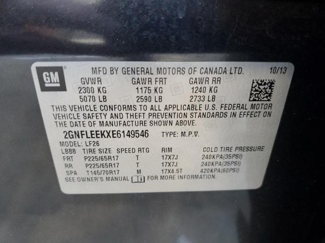 Photo 10 from auction – 2014 CHEVROLET EQUINOX LS with VIN 2GNFLEEKXE6149546