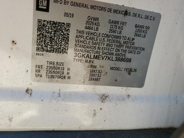 Photo 10 from auction – 2019 GMC TERRAIN SL with VIN 3GKALMEV7KL388698