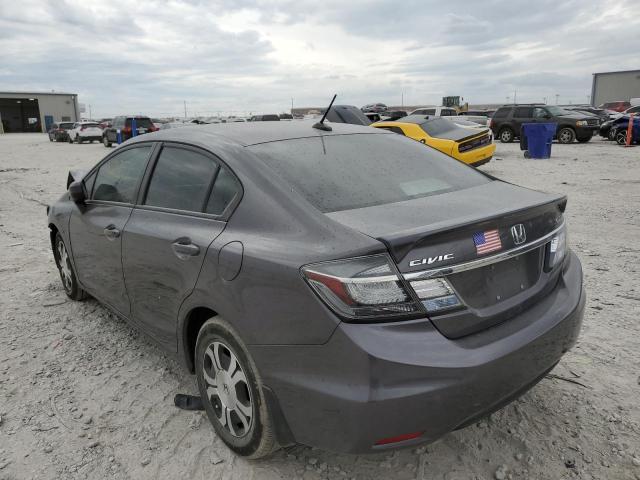 Photo 3 from auction – 2015 HONDA CIVIC HYBR with VIN 19XFB4F20FE000701