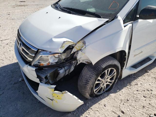 Photo 9 from auction – 2013 HONDA ODYSSEY EX with VIN 5FNRL5H61DB058274
