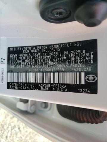 Photo 10 from auction – 2016 TOYOTA CAMRY LE with VIN 4T1BF1FK5GU129999