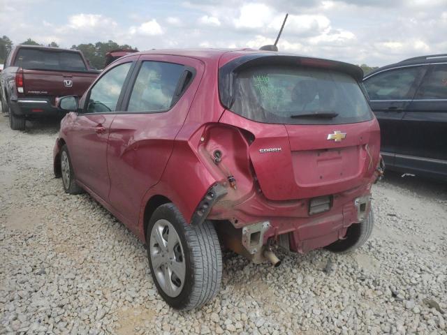 Photo 3 from auction – 2020 CHEVROLET SPARK LS with VIN KL8CB6SA0LC430705