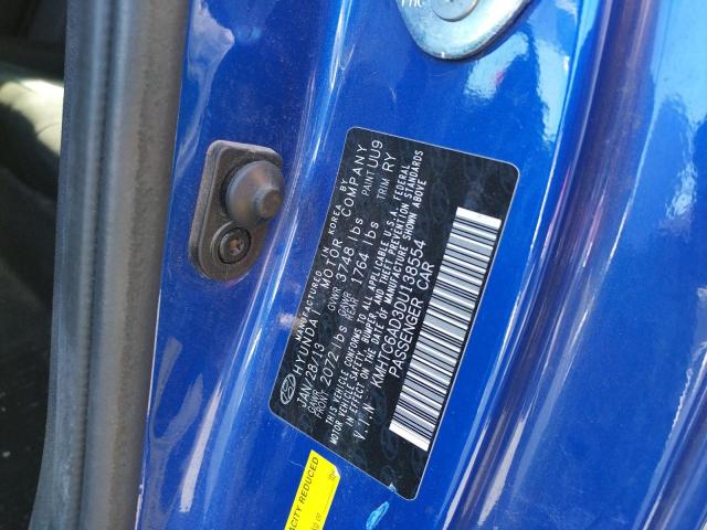 Photo 10 from auction – 2013 HYUNDAI VELOSTER with VIN KMHTC6AD3DU138554