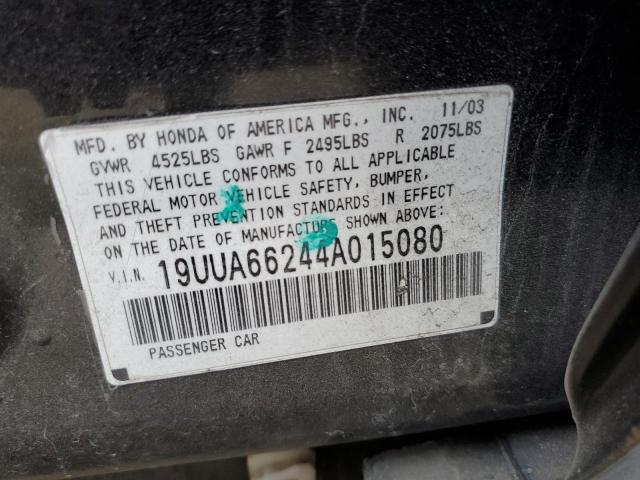 Photo 10 from auction – 2004 ACURA TL with VIN 19UUA66244A015080