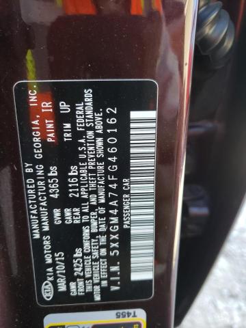 Photo 10 from auction – 2015 KIA OPTIMA LX with VIN 5XXGM4A74FG460162
